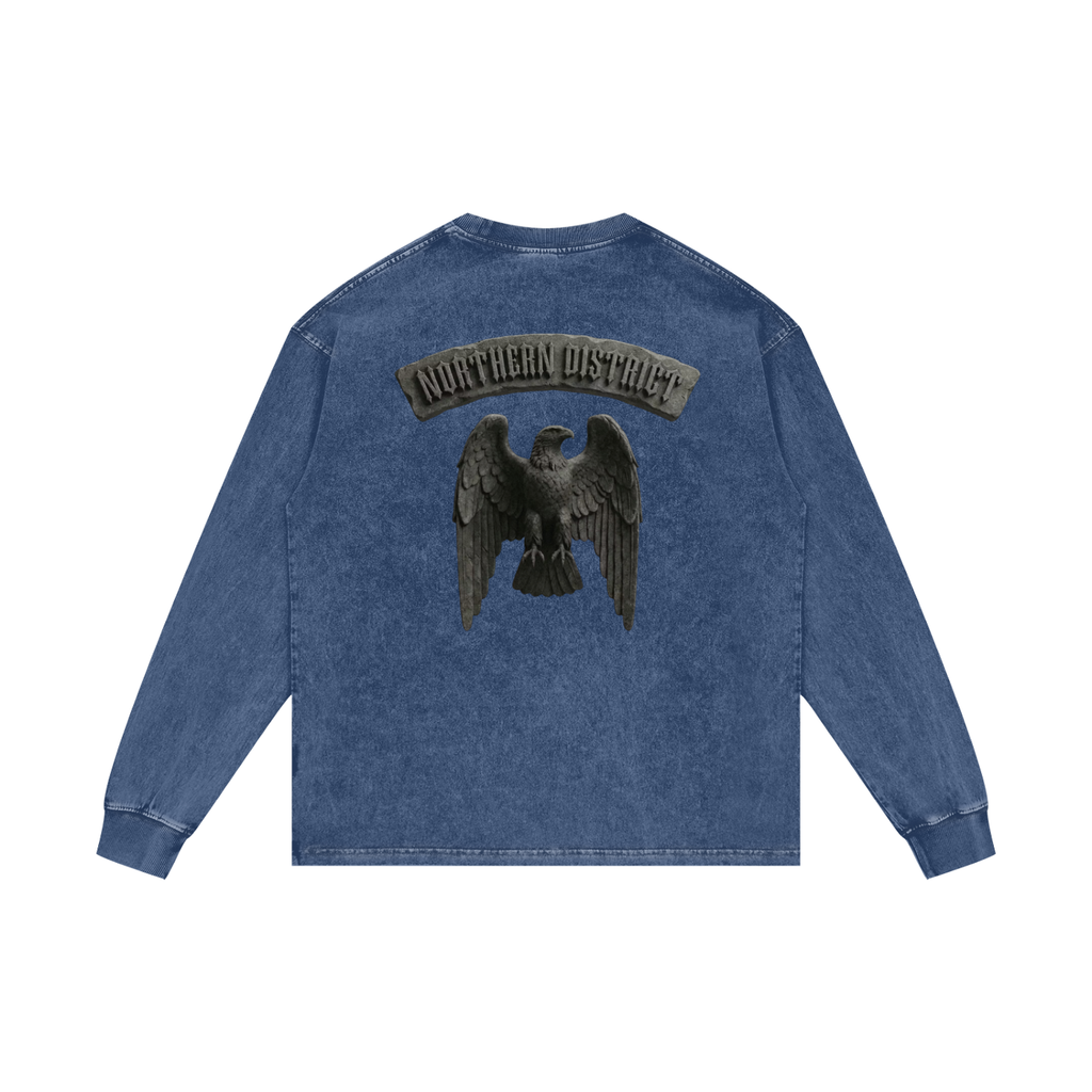 Stone Eagle Oversize Long Sleeve T-Shirt