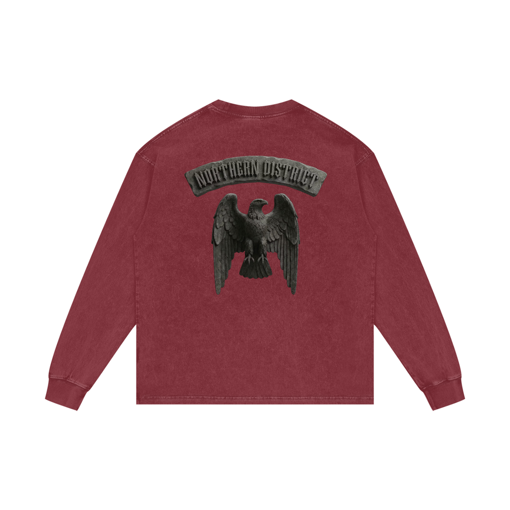 Stone Eagle Oversize Long Sleeve T-Shirt