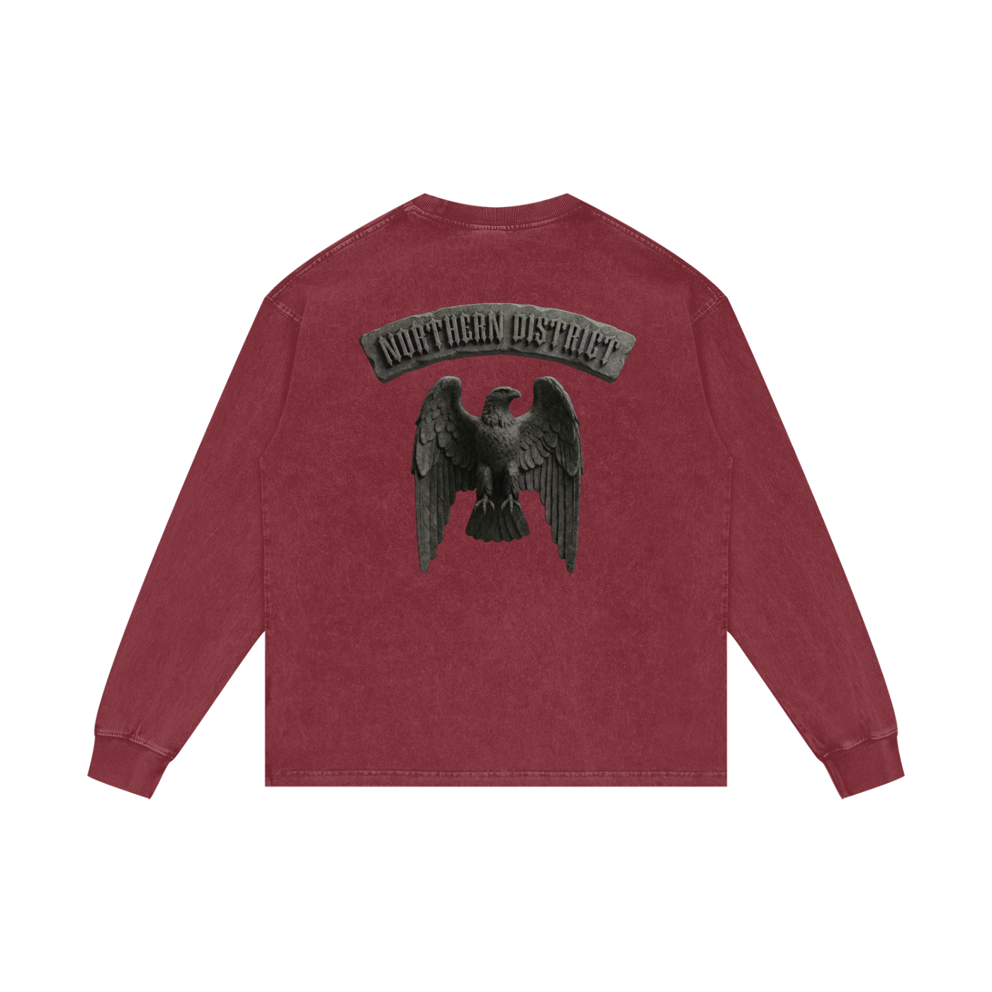 Stone Eagle Oversize Long Sleeve T-Shirt