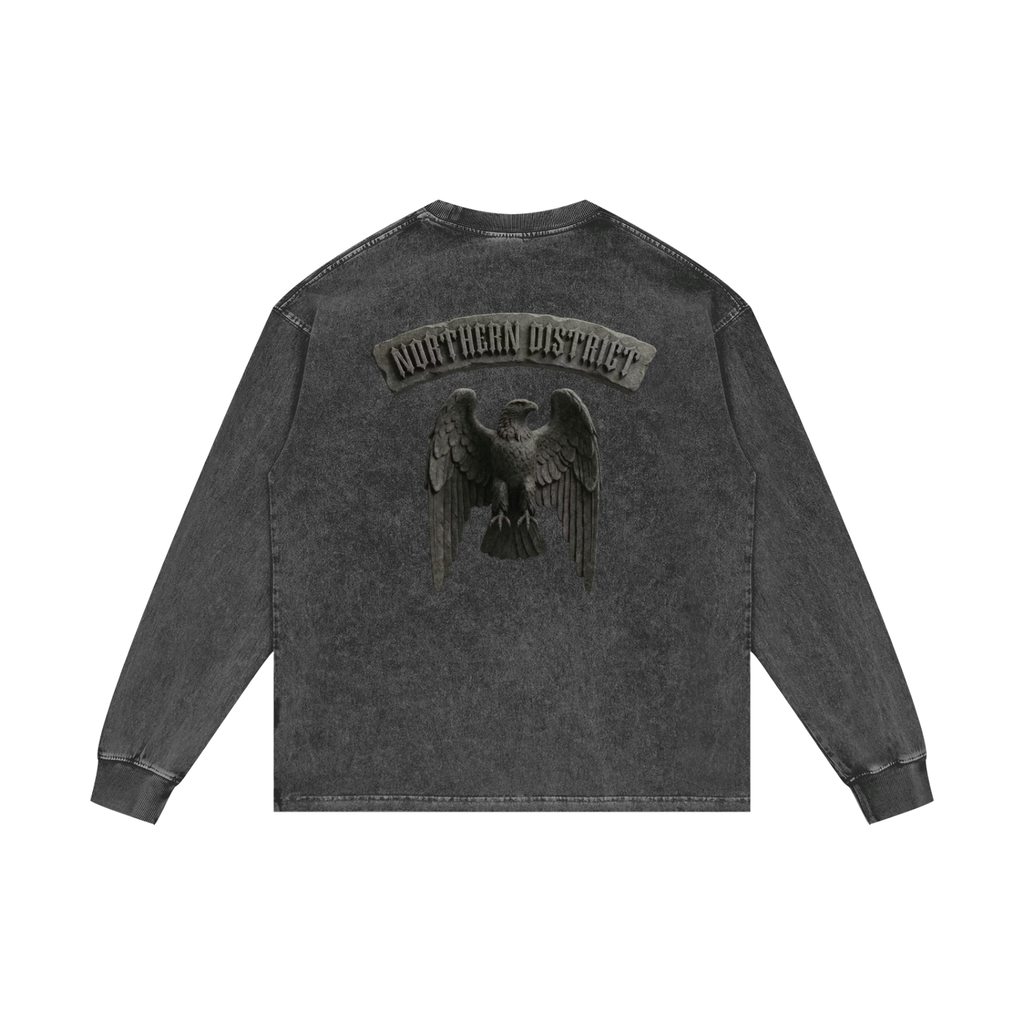 Stone Eagle Oversize Long Sleeve T-Shirt