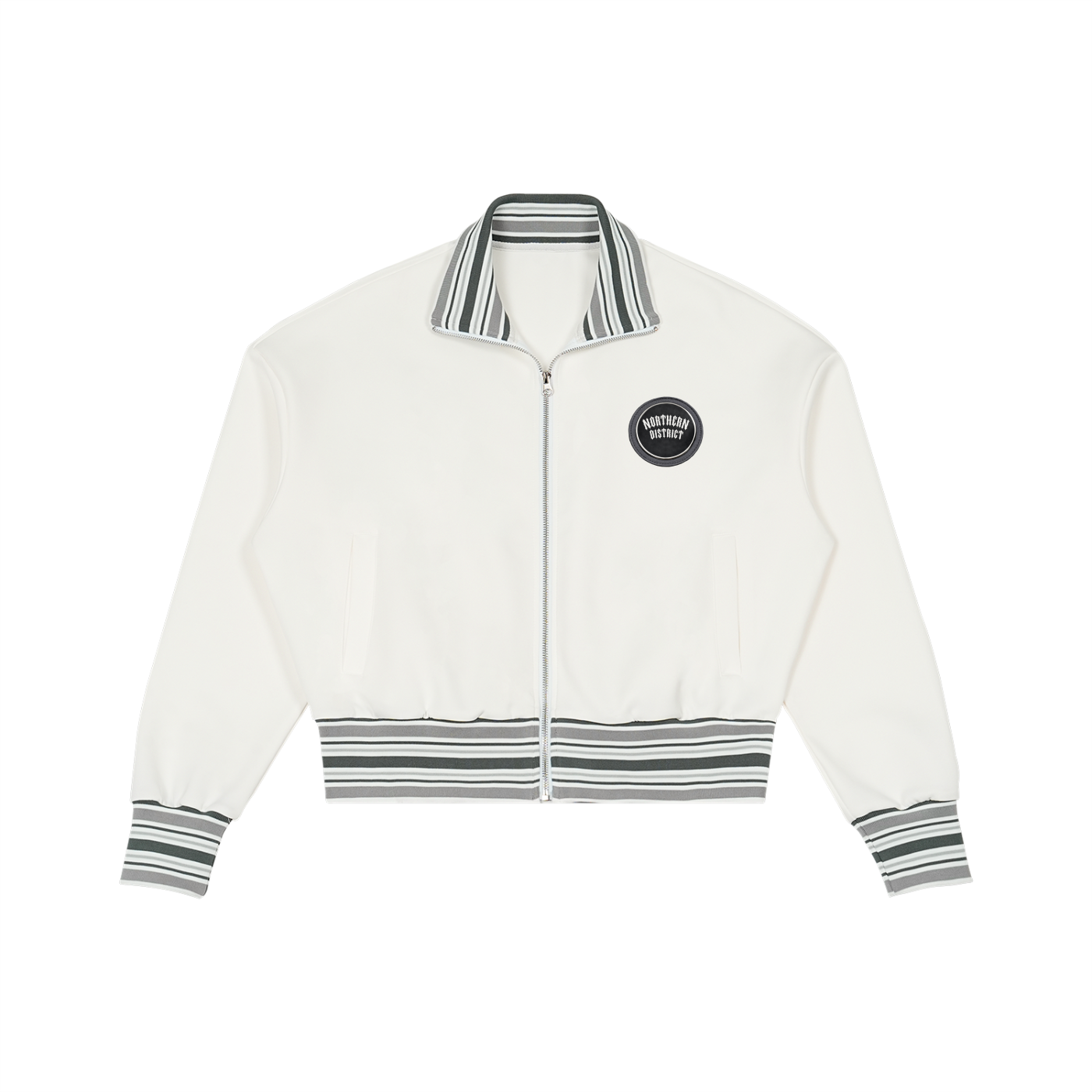 Northern Gated Rib Collar Zip Jacket