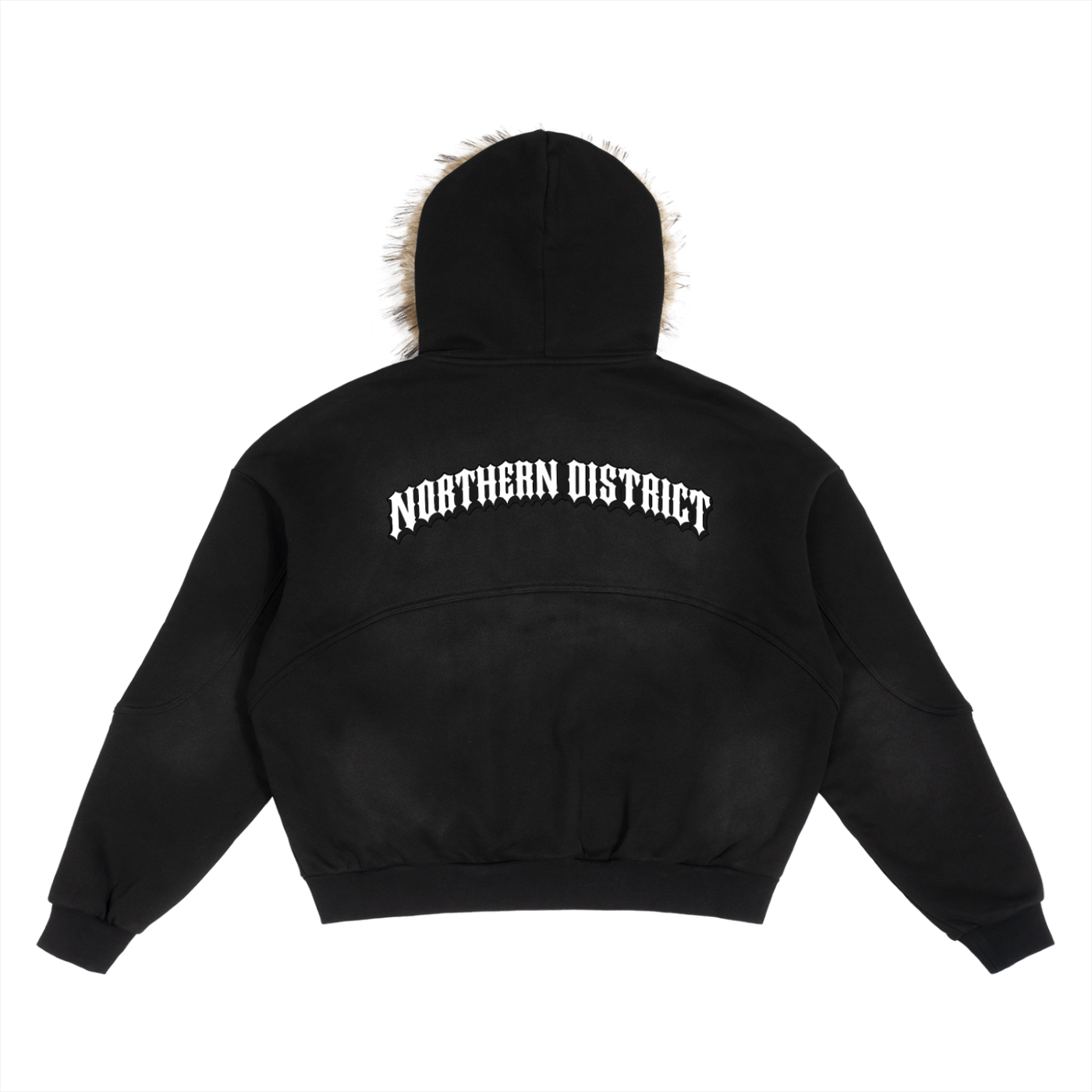 Northern District Gated Detachable Fur Hoodie