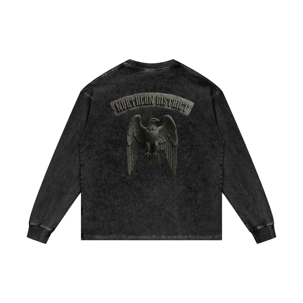 Stone Eagle Oversize Long Sleeve T-Shirt