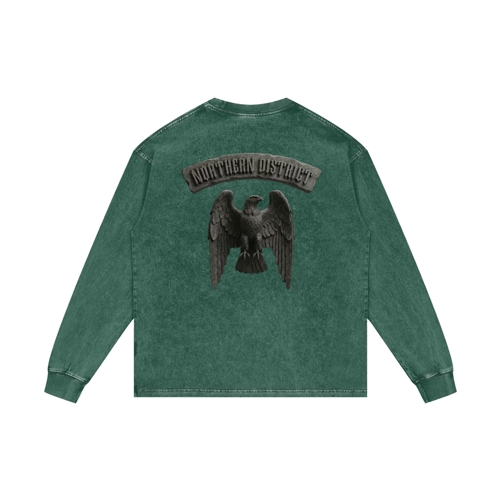 Stone Eagle Oversize Long Sleeve T-Shirt
