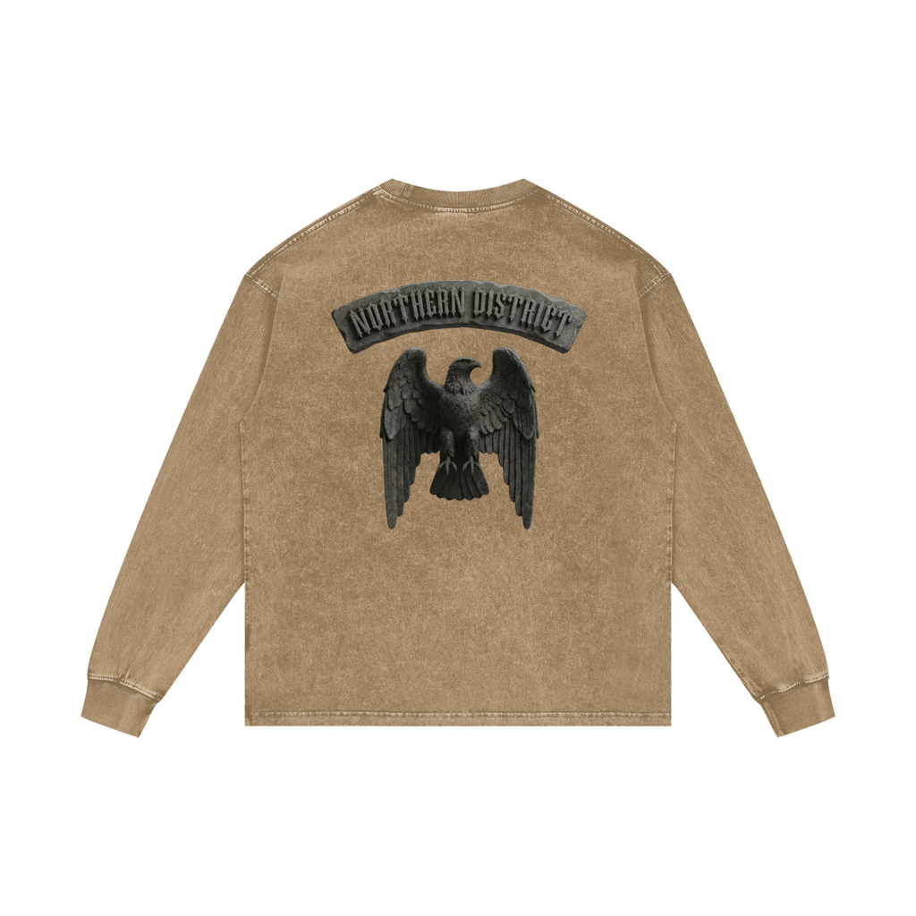 Stone Eagle Oversize Long Sleeve T-Shirt