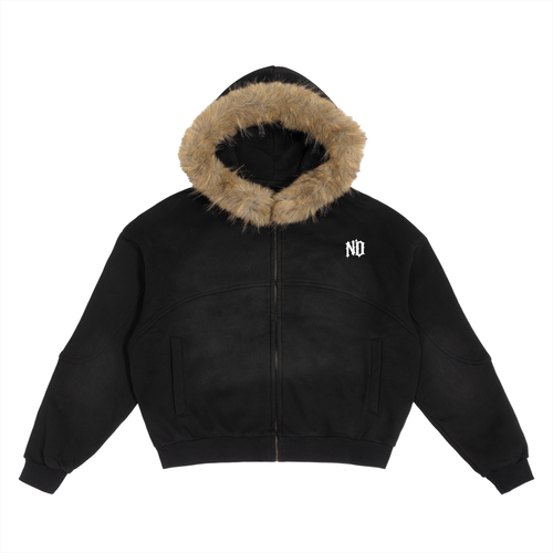 Northern District Gated Detachable Fur Hoodie