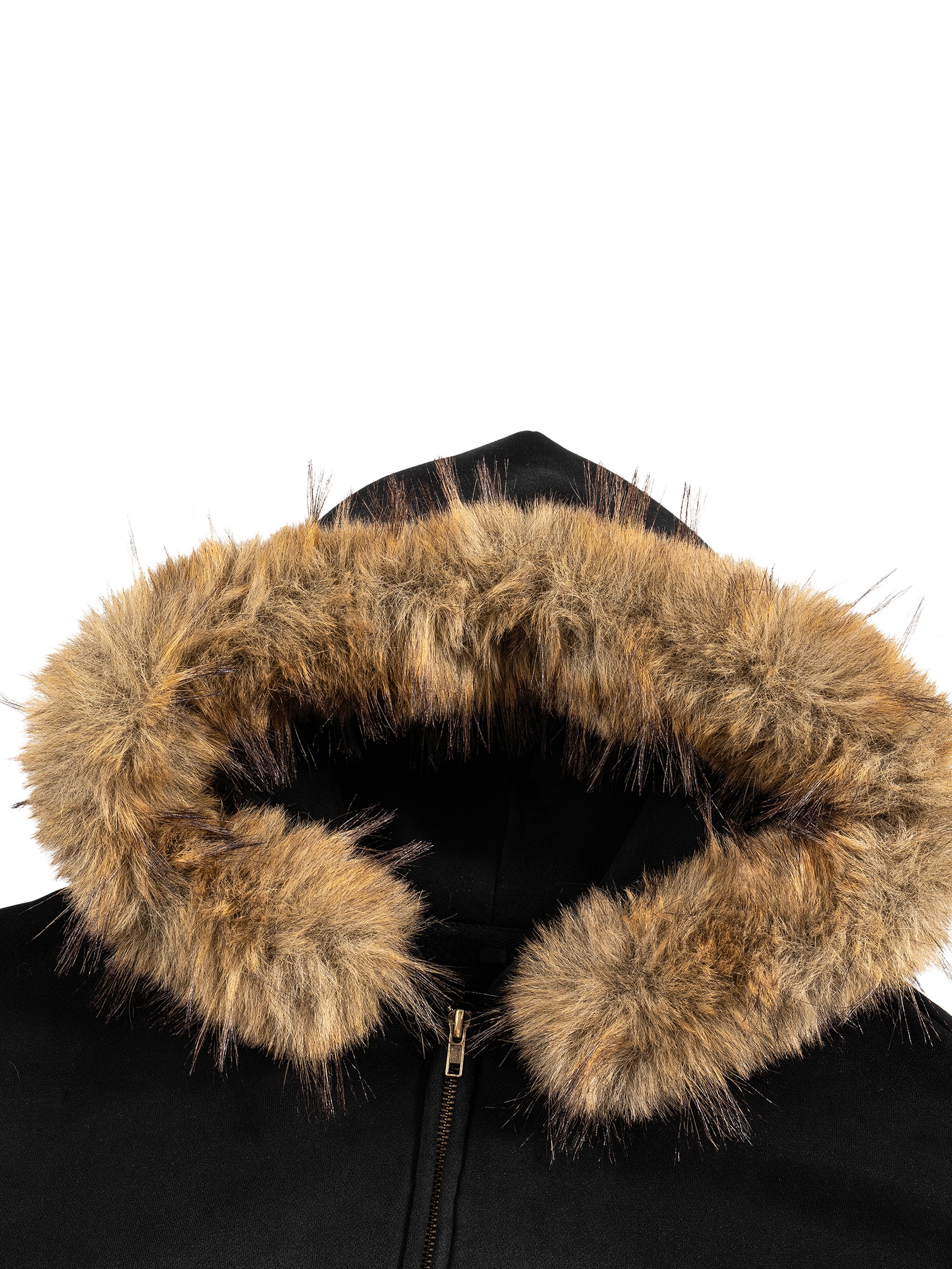 Northern District Gated Detachable Fur Hoodie