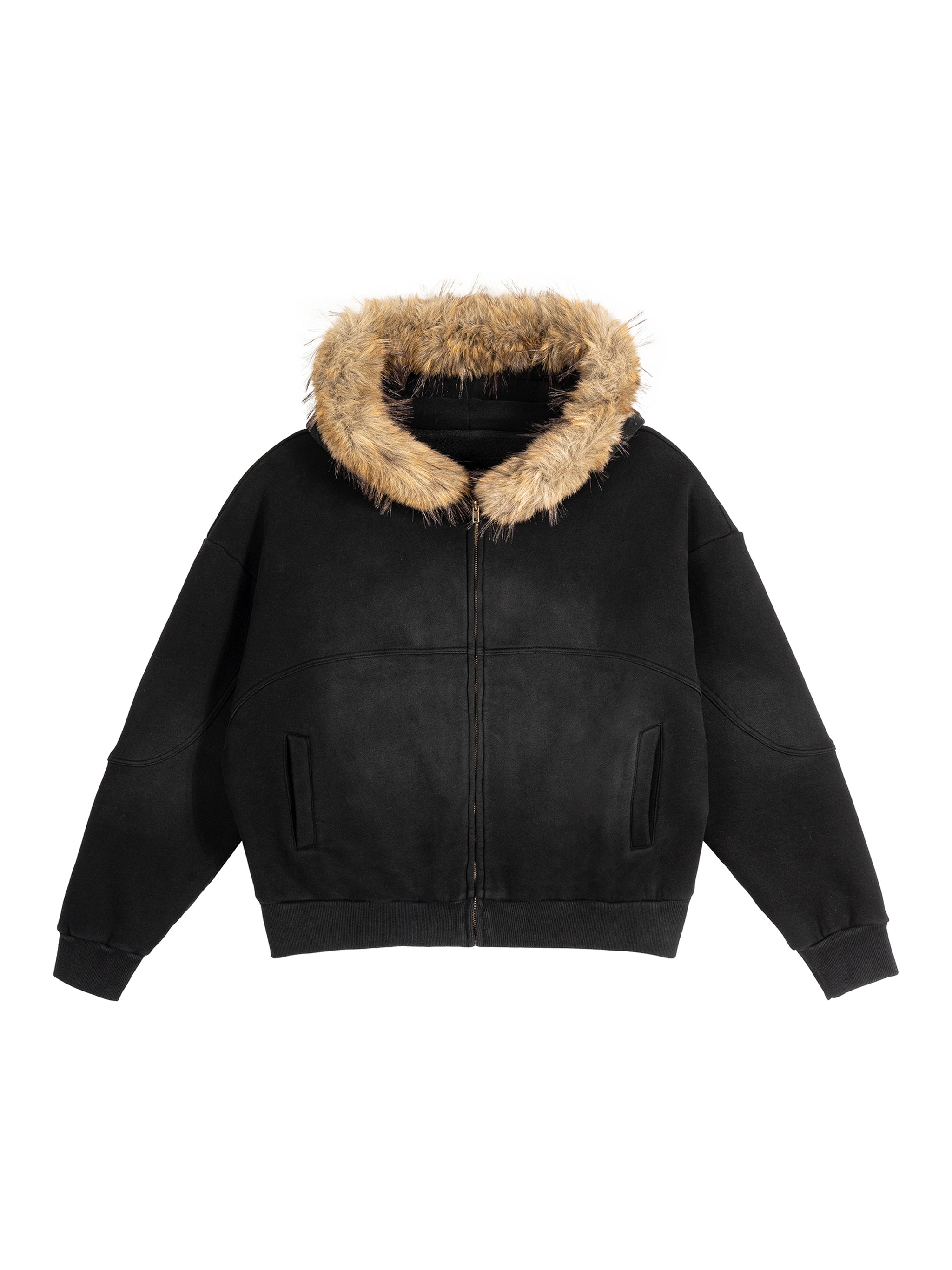Northern District Gated Detachable Fur Hoodie